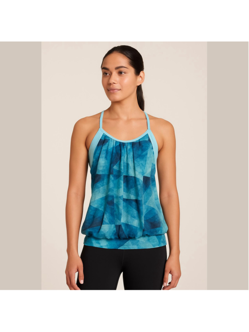 NWT Sweaty Betty Sirsha 2 in 1 Tank Green- Size Small